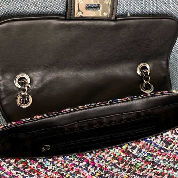 KARL LAGERFELD PARIS Tweed Agyness Shoulder Bag - Picture 8 of 10